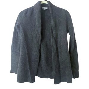 Saks Fifth Avenue Cashmere Cardigan Sweater Black XS‎